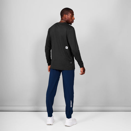 ランニングTシャツ（ロングスリーブ） XMRLS20c9001 Clean Pace Long Sleeve - Black [メンズ]