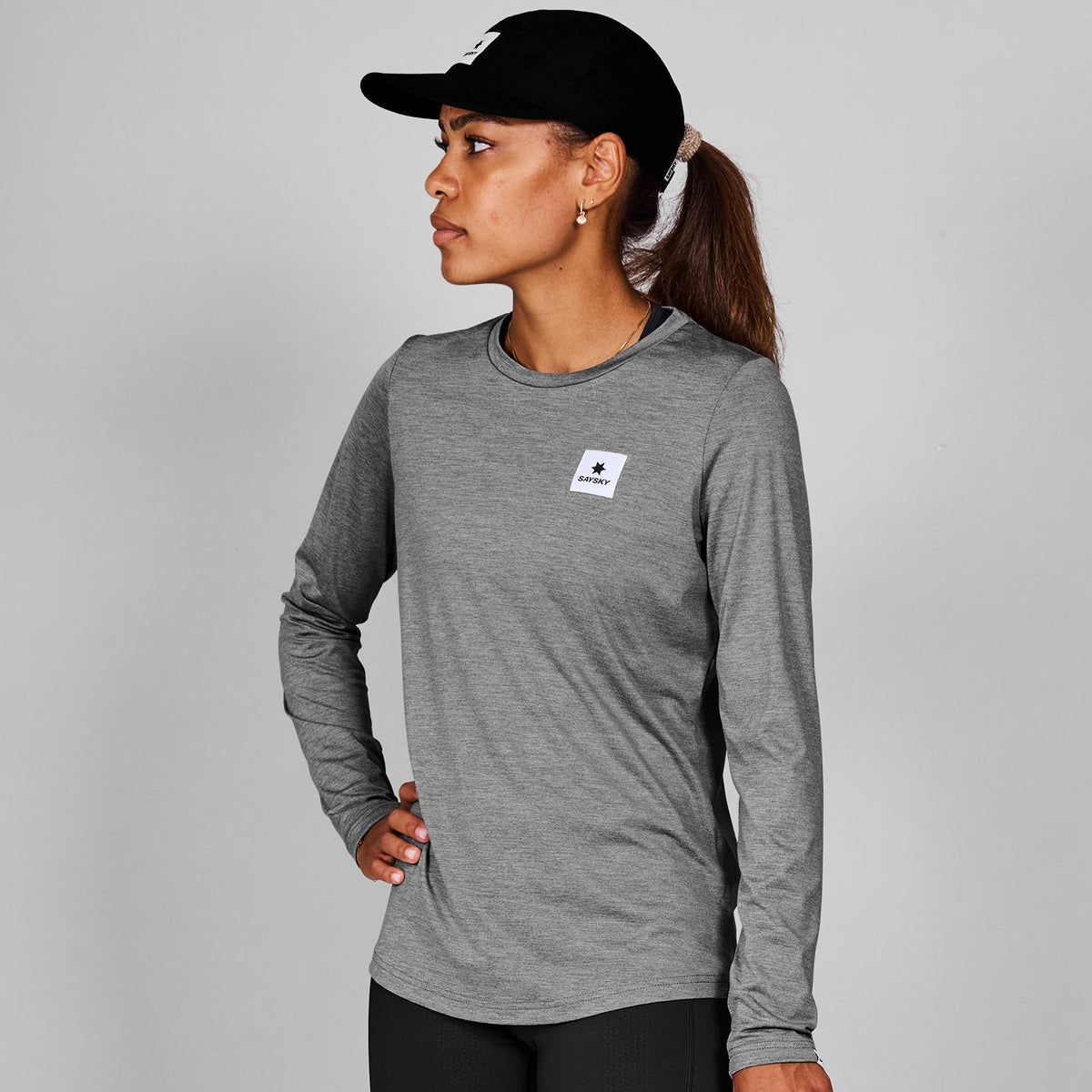 ランニングTシャツ（ロングスリーブ） XWRLS20c6004 Wmns Clean Pace Long Sleeve - Grey [レディーズ]