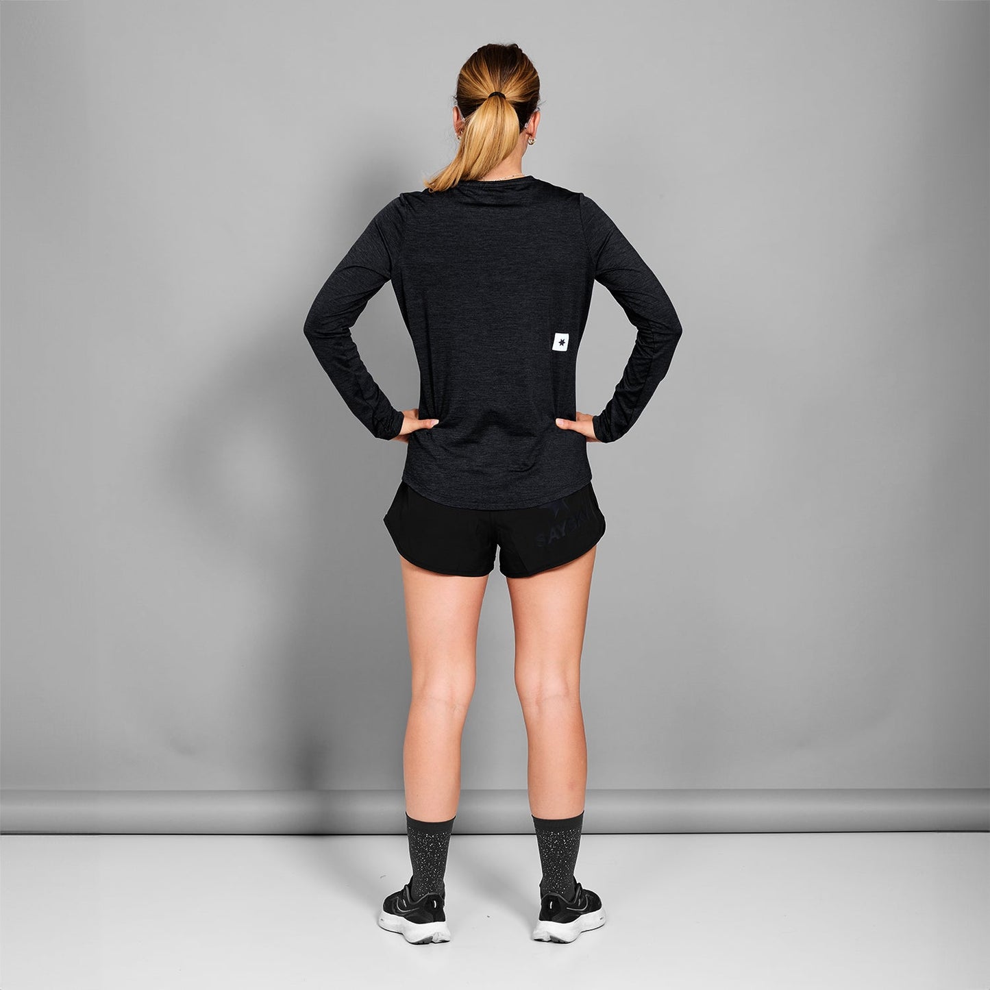 ランニングTシャツ（ロングスリーブ） XWRLS20c9001 Wmns Clean Pace Long Sleeve - Black [レディーズ]