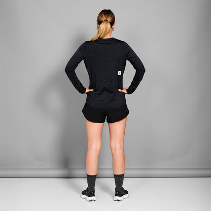 ランニングTシャツ（ロングスリーブ） XWRLS20c9001 Wmns Clean Pace Long Sleeve - Black [レディーズ]
