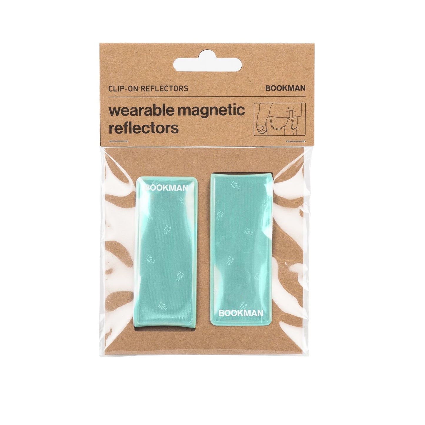 リフレクター BM-409 Clip-on-reflectors クリップオンリフレクター Clip-on Reflectors - Mint Green