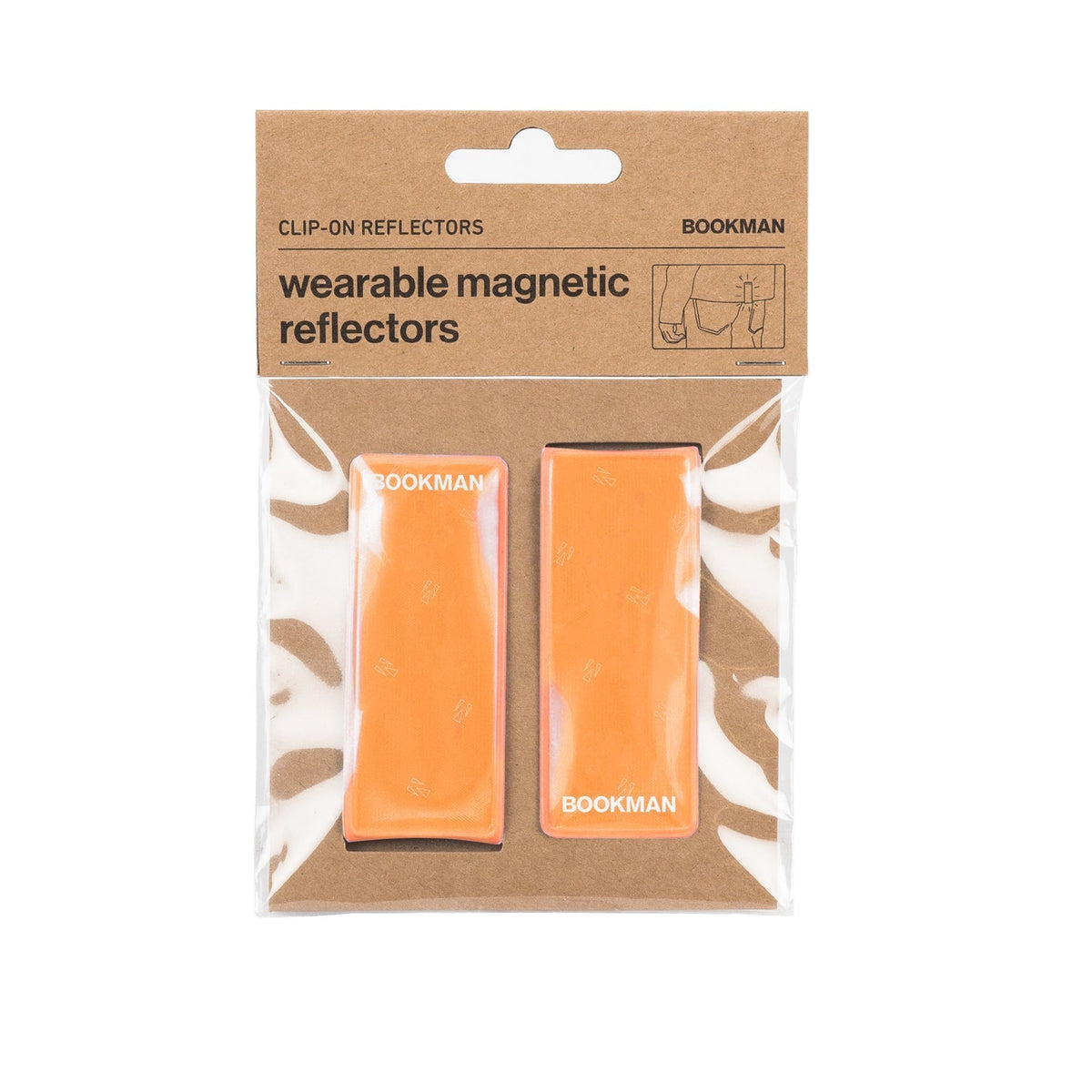 リフレクター BM-438 Clip-on-reflectors クリップオンリフレクター Clip-on Reflectors - Orange