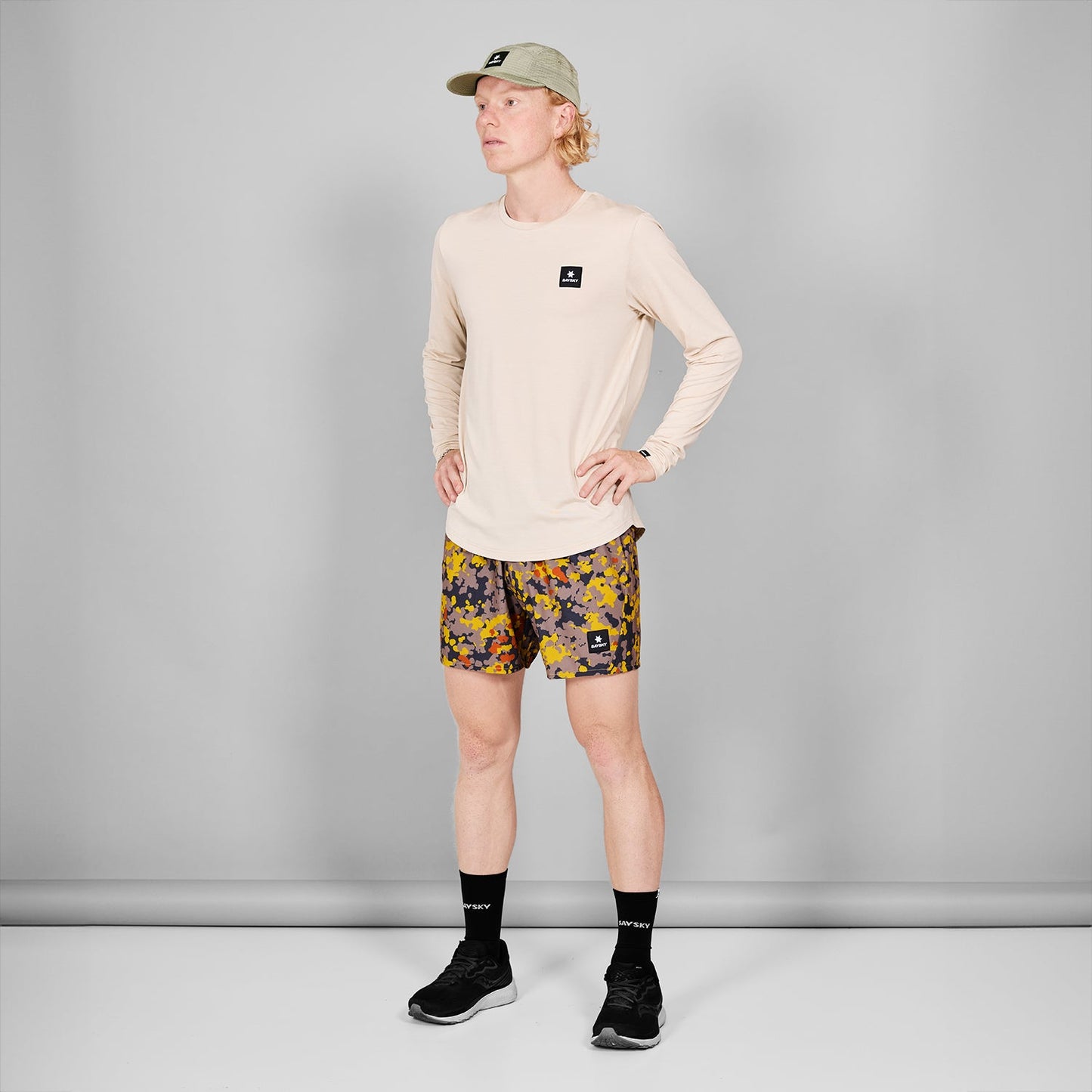 ランニングキャップ MUACA104c802 Combat Cap 104 - Beige [ユニセックス]