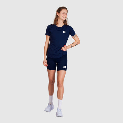 ショートタイツ XWRST30c201 Wmns Combat+ Short Tights 7inch - Blue [レディーズ]