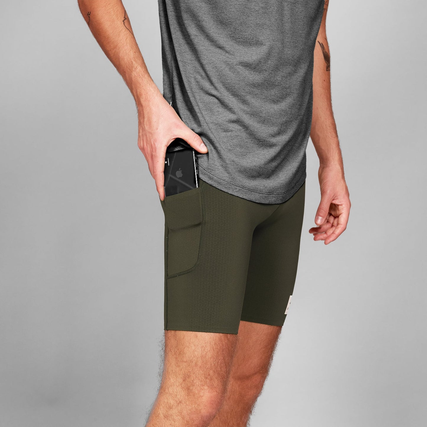 ショートタイツ XMRST31c301 Combat+ Short Tights 9inch - Green [メンズ]