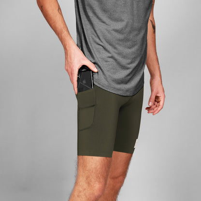 ショートタイツ XMRST31c301 Combat+ Short Tights 9inch - Green [メンズ]