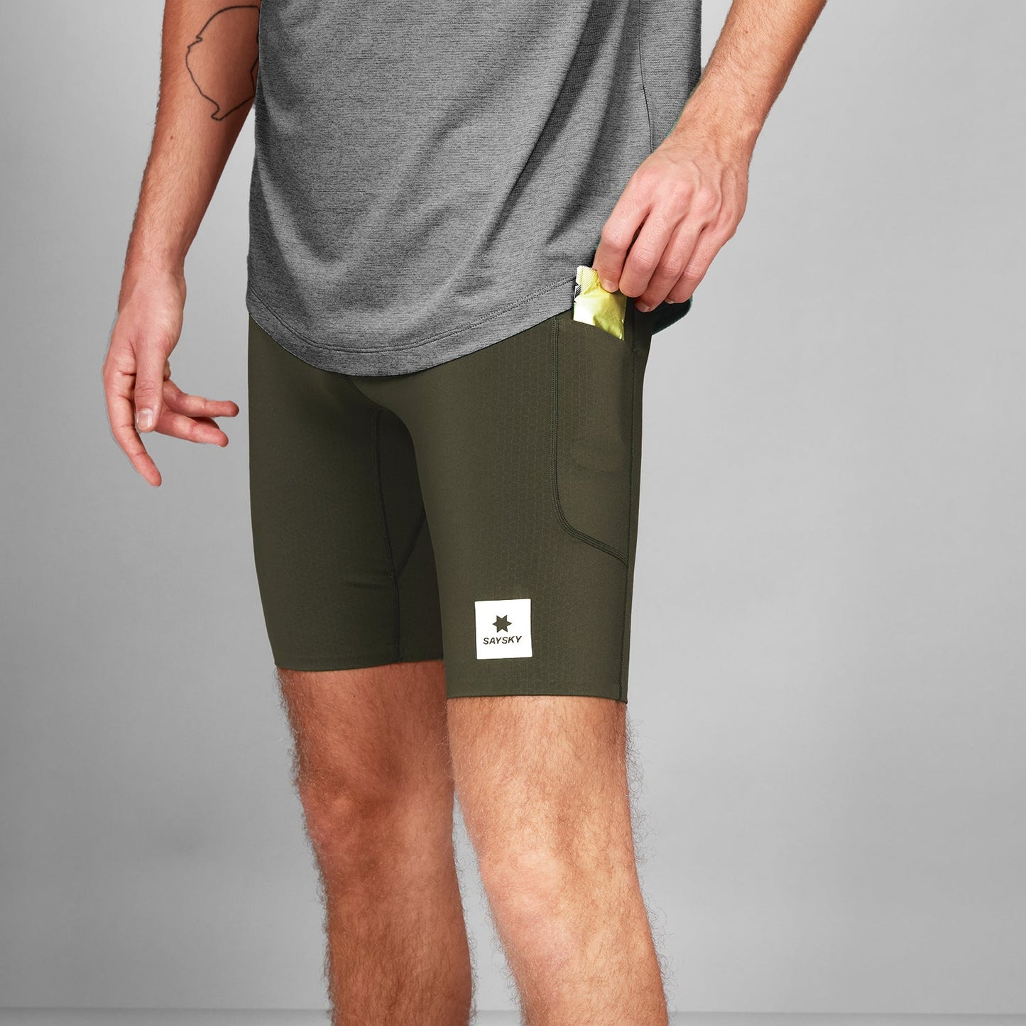 ショートタイツ XMRST31c301 Combat+ Short Tights 9inch - Green [メンズ]
