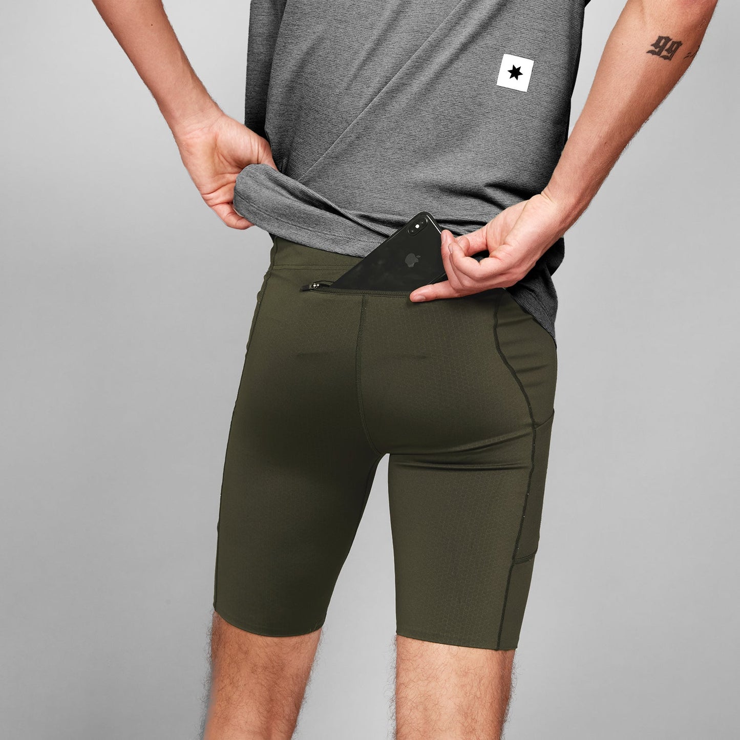 ショートタイツ XMRST31c301 Combat+ Short Tights 9inch - Green [メンズ]