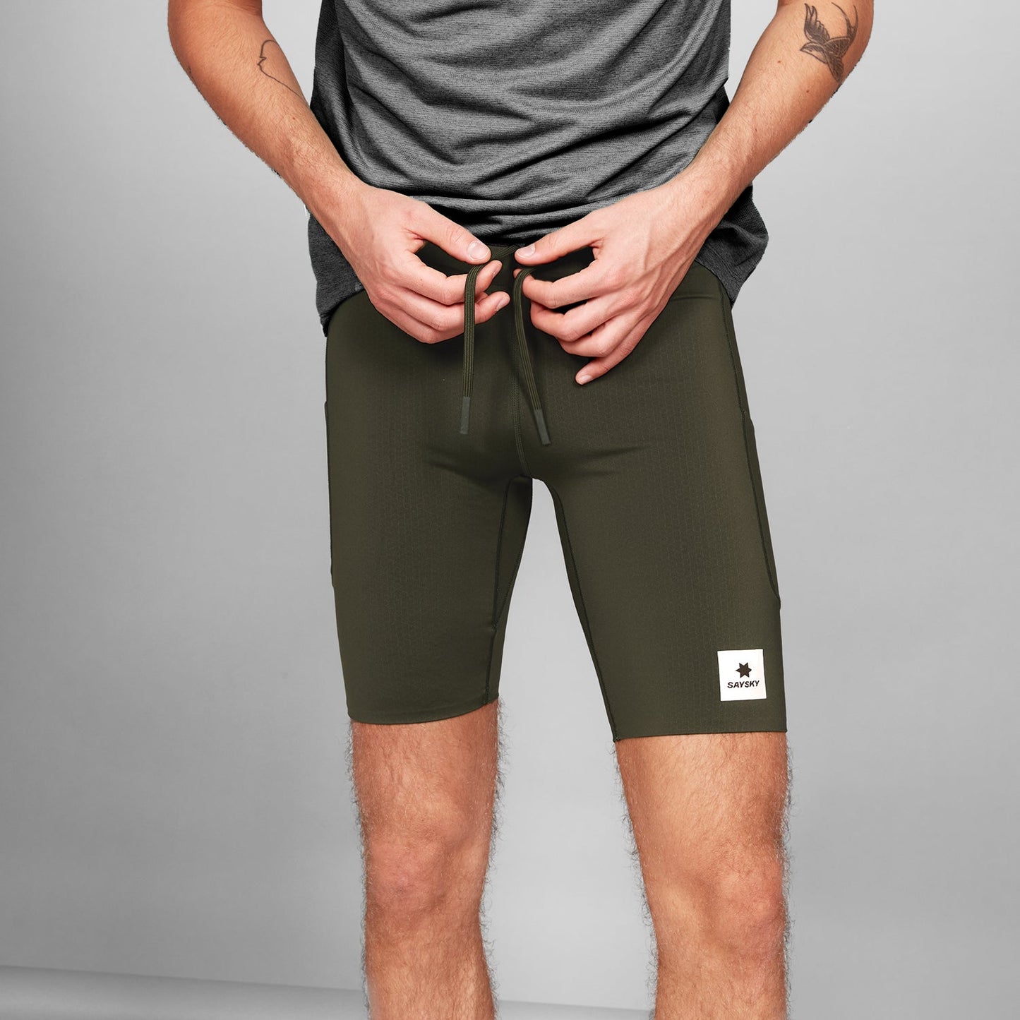 ショートタイツ XMRST31c301 Combat+ Short Tights 9inch - Green [メンズ]