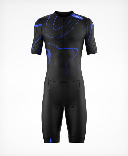 トライアスロンスーツ COREQ Core Aero Tri Suit Blue Slick - Black/Blue [メンズ]