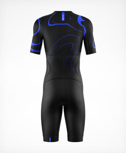 トライアスロンスーツ COREQ Core Aero Tri Suit Blue Slick - Black/Blue [メンズ]