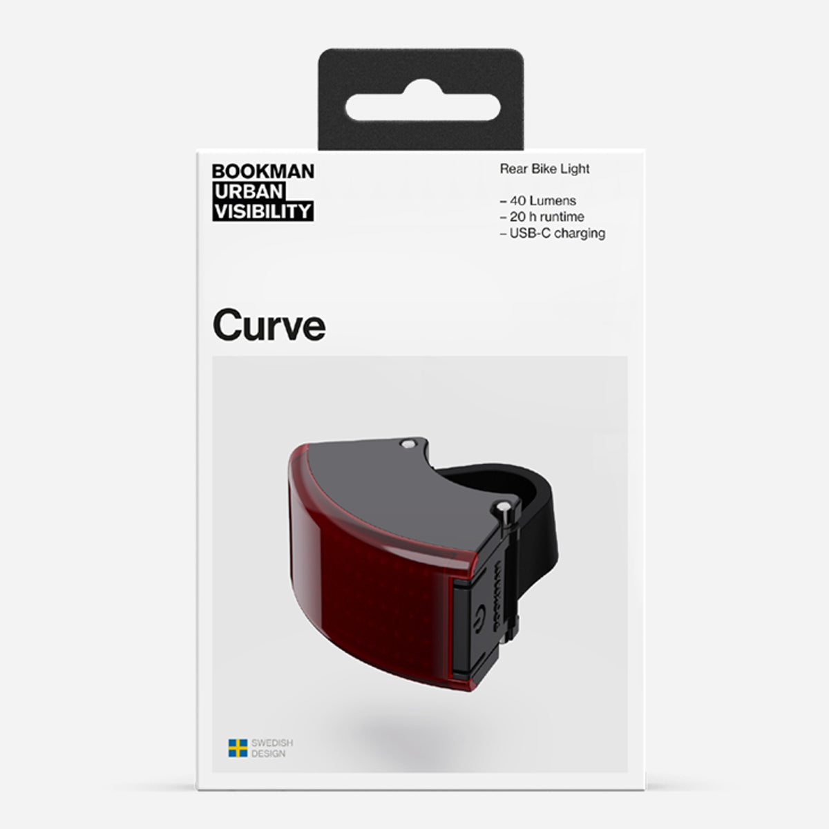 ライト BM-557 カーブリアライト Curve Rear Light USBタイプC - Black