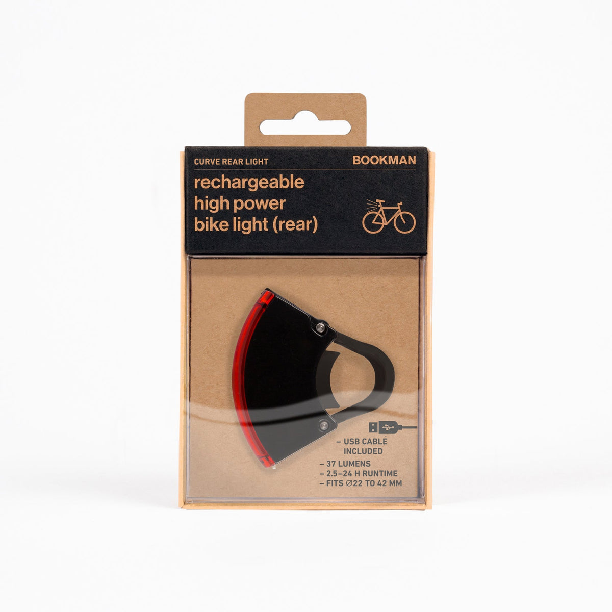 ライト BM-370 Curve-rear-light カーブリアライト Curve Rear Light - Black