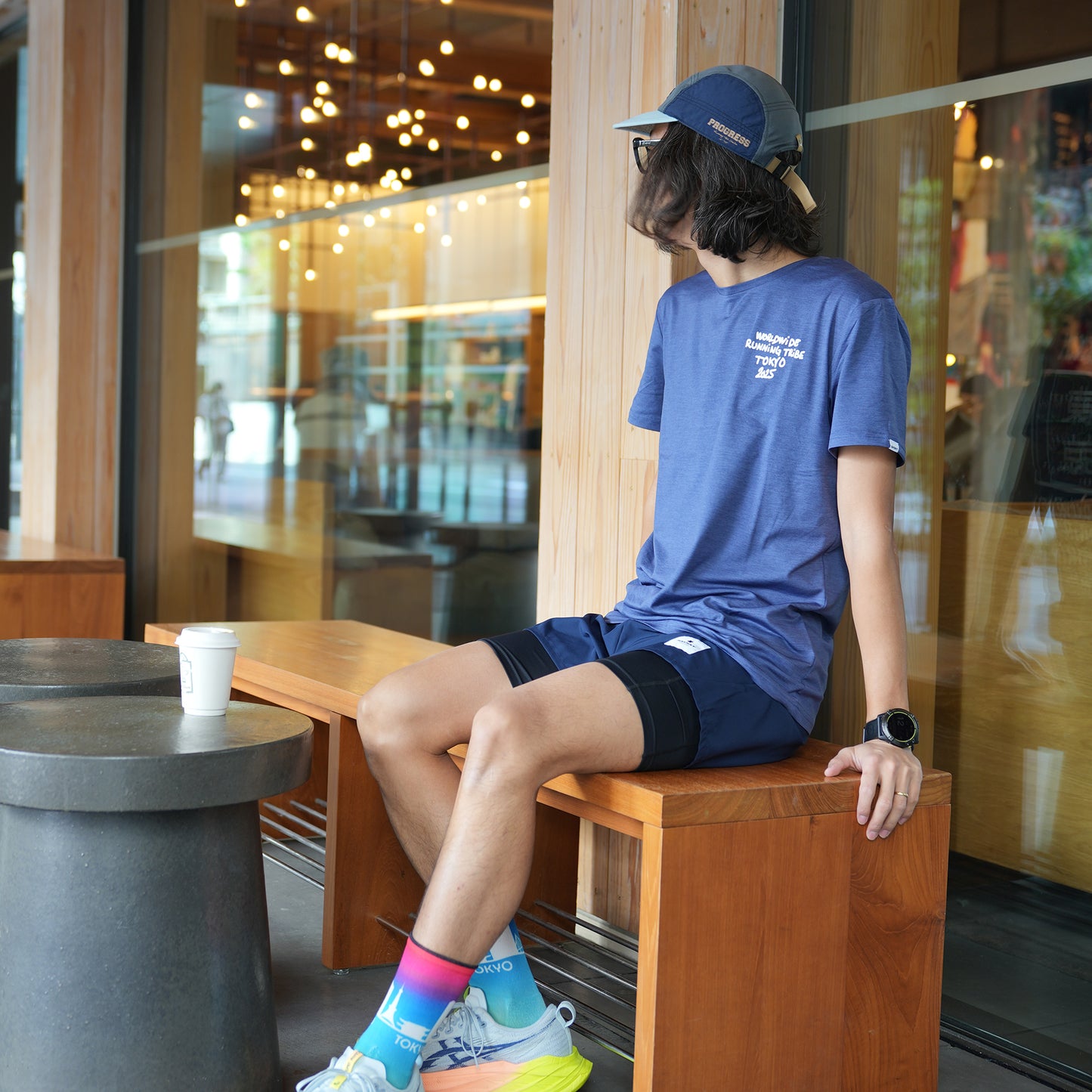 ランニングTシャツ ZMRSS26c2007 Pace Tokyo 2025 T-shirt - Blue [メンズ]