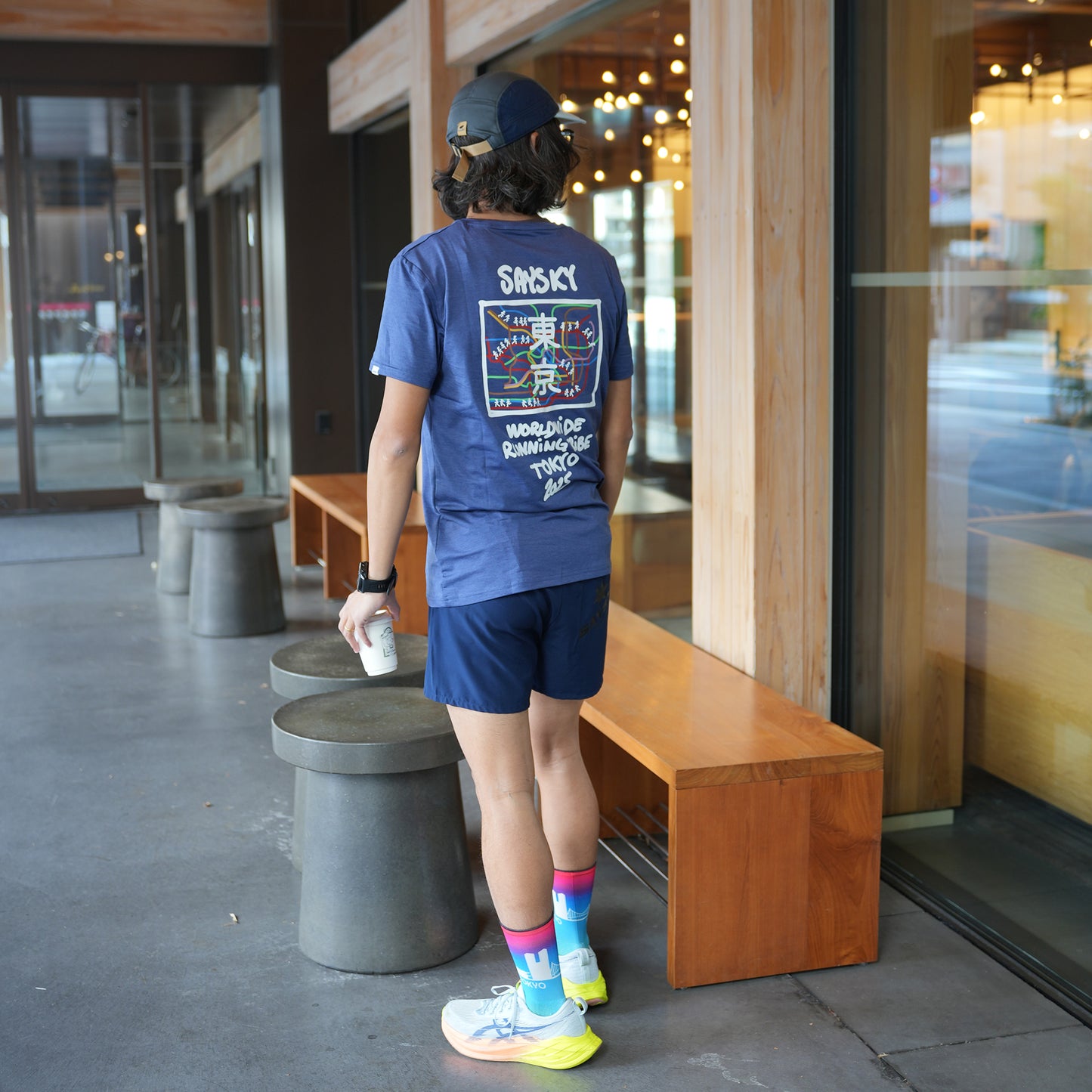 ランニングTシャツ ZMRSS26c2007 Pace Tokyo 2025 T-shirt - Blue [メンズ]