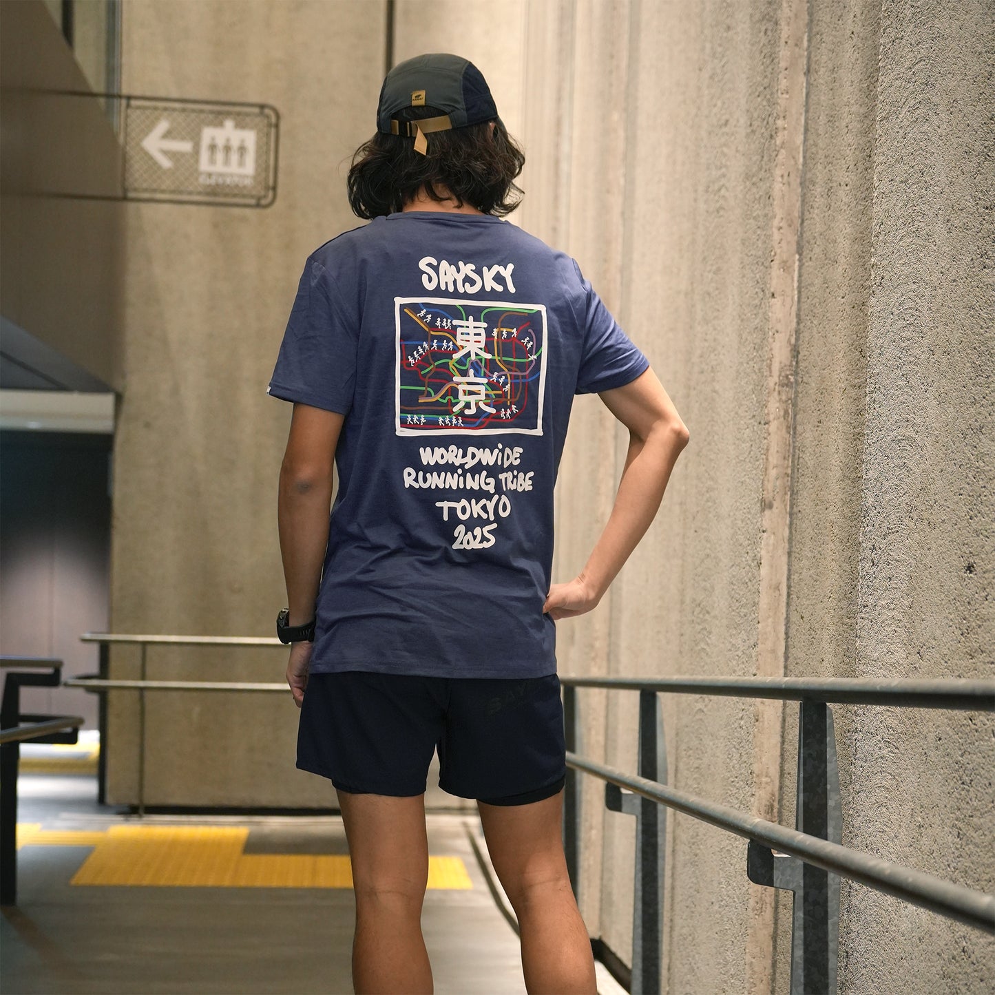ランニングTシャツ ZMRSS26c2007 Pace Tokyo 2025 T-shirt - Blue [メンズ]