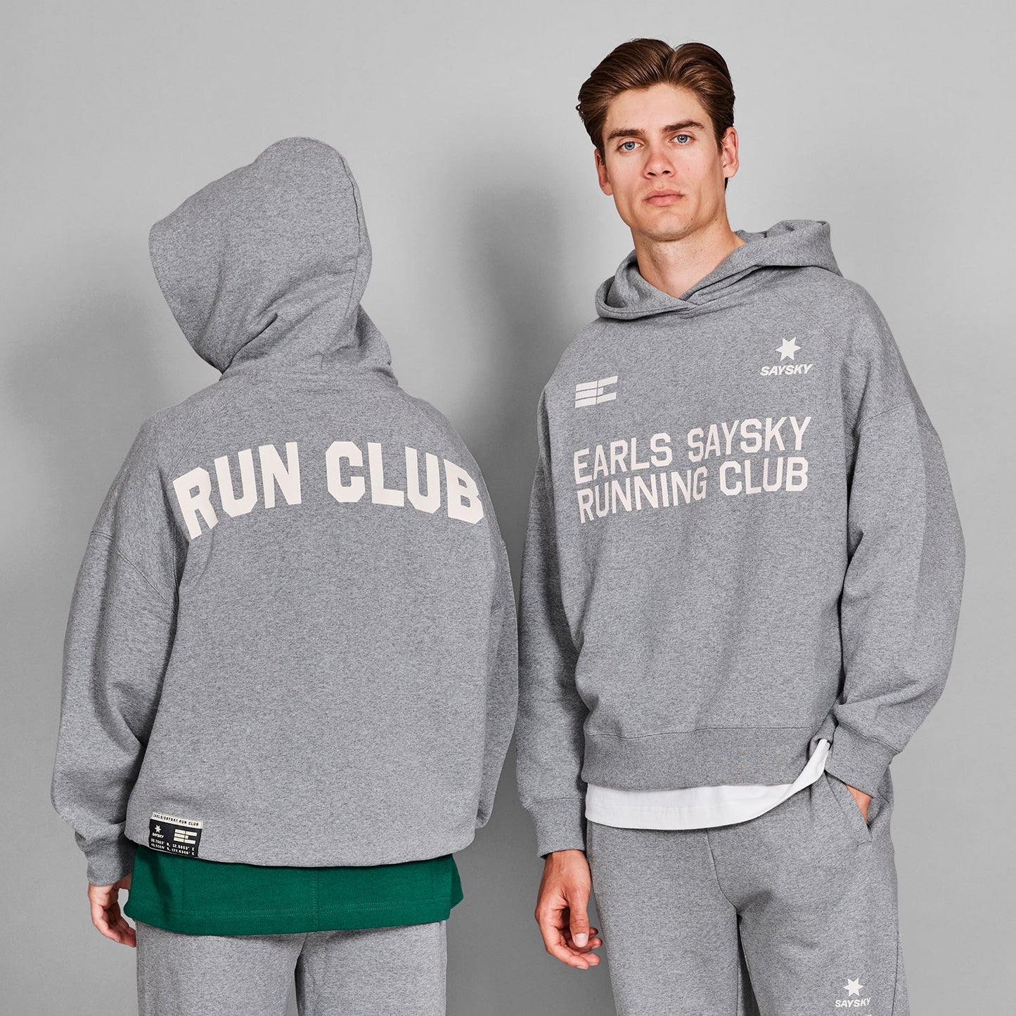 スウェットパーカー ZMLHO01c6005 Earls X SAYSKY Hoodie - Grey Melange [メンズ]