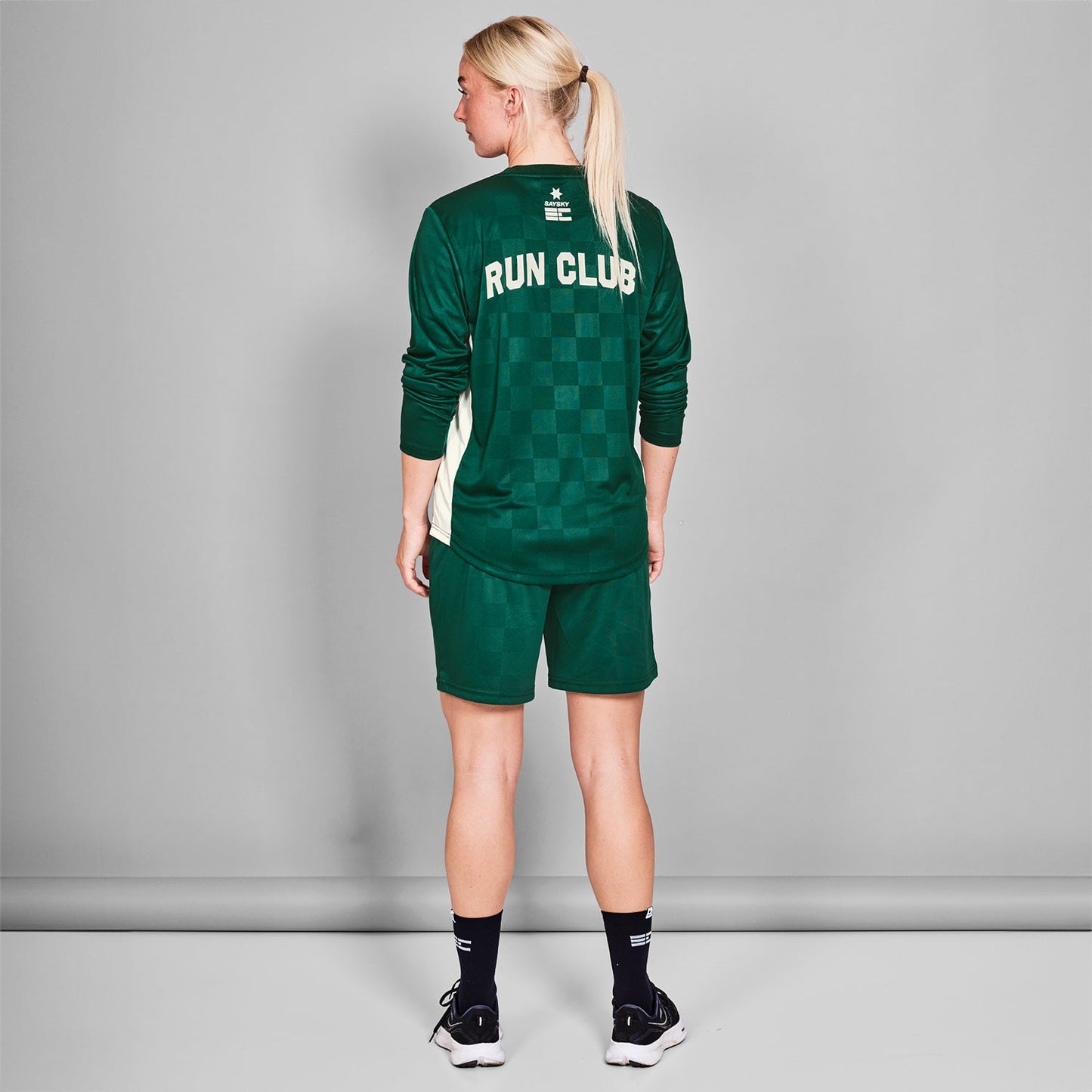 ランニングTシャツ（ロングスリーブ） ZMRLS11c307 Earls X SAYSKY Long Sleeve - Green [メンズ]