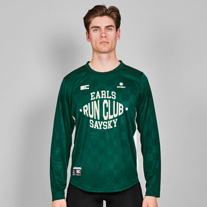 ランニングTシャツ（ロングスリーブ） ZMRLS11c307 Earls X SAYSKY Long Sleeve - Green [メンズ]
