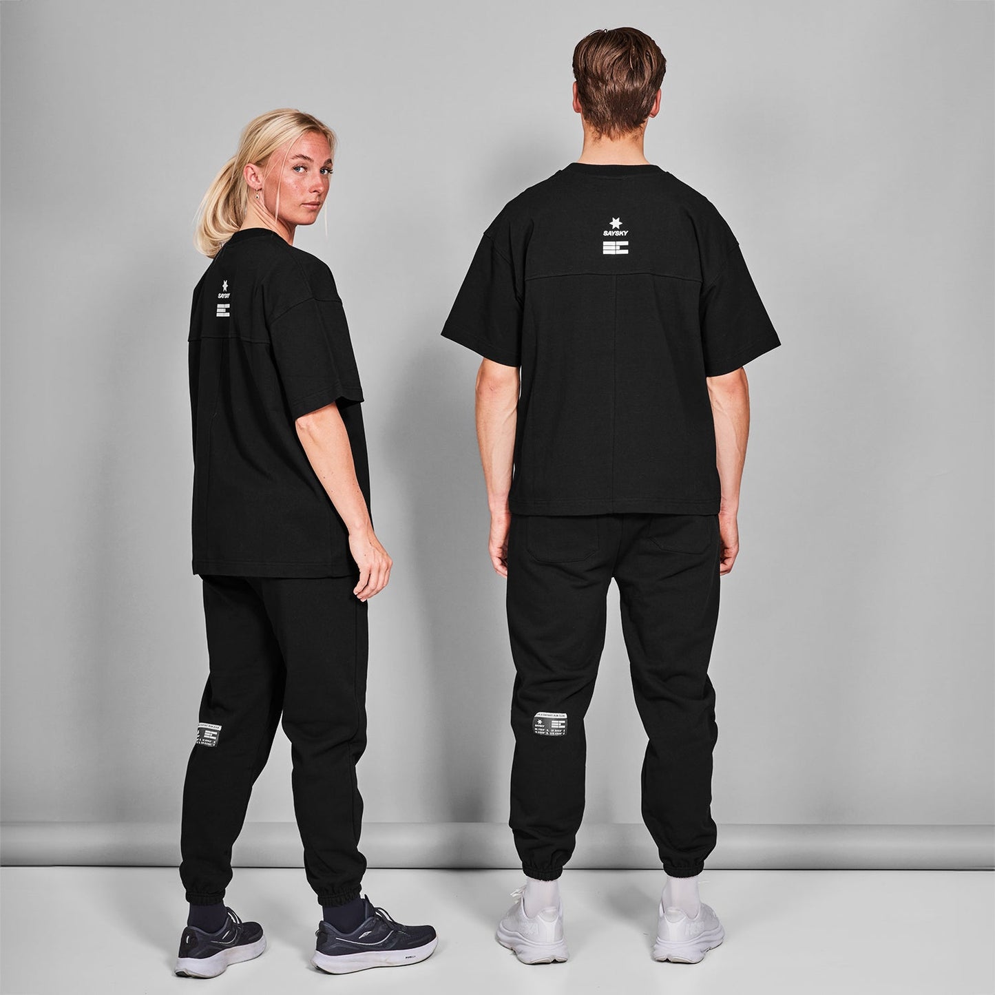 スウェットパンツ ZMLPA01c901 Earls X SAYSKY Pants - Black [メンズ]