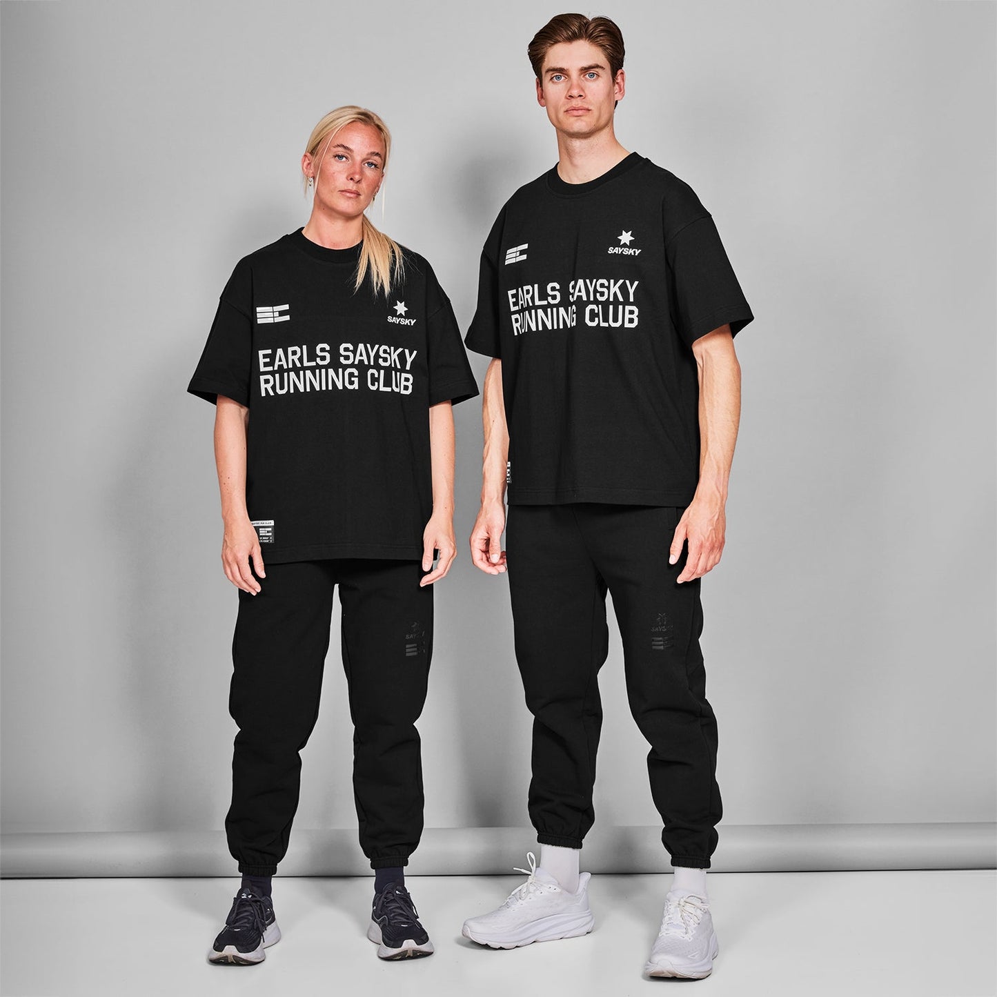 スウェットパンツ ZMLPA01c901 Earls X SAYSKY Pants - Black [メンズ]