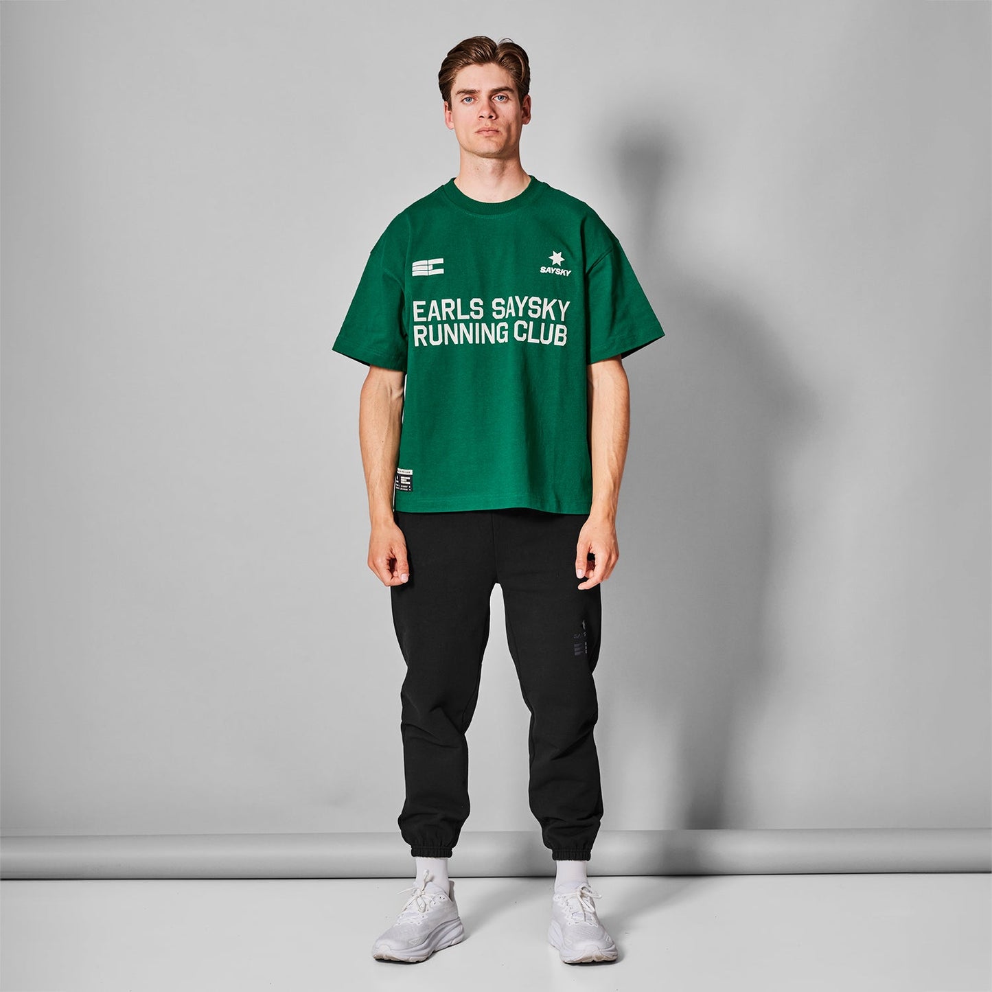 ランニングTシャツ ZMRSS16c307 Earls X SAYSKY T-shirt - Green [メンズ]