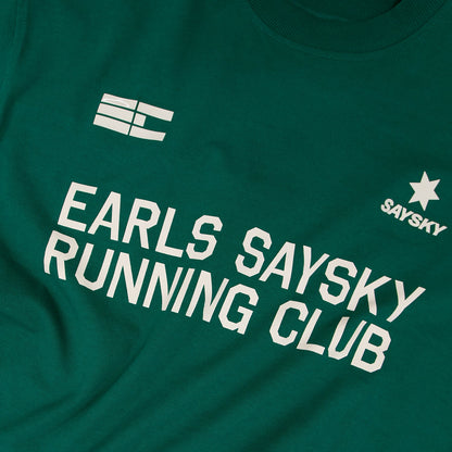 ランニングTシャツ ZMRSS16c307 Earls X SAYSKY T-shirt - Green [メンズ]