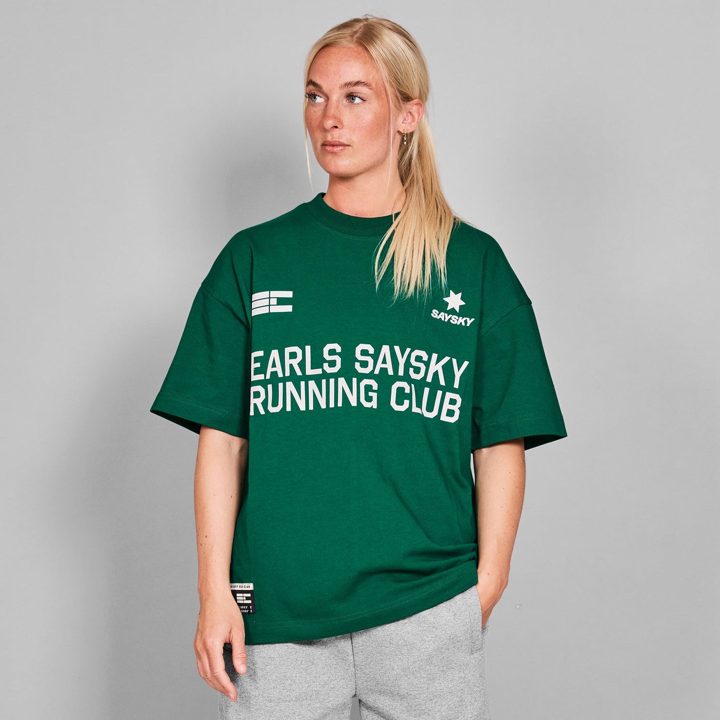 ランニングTシャツ ZMRSS16c307 Earls X SAYSKY T-shirt - Green [メンズ]