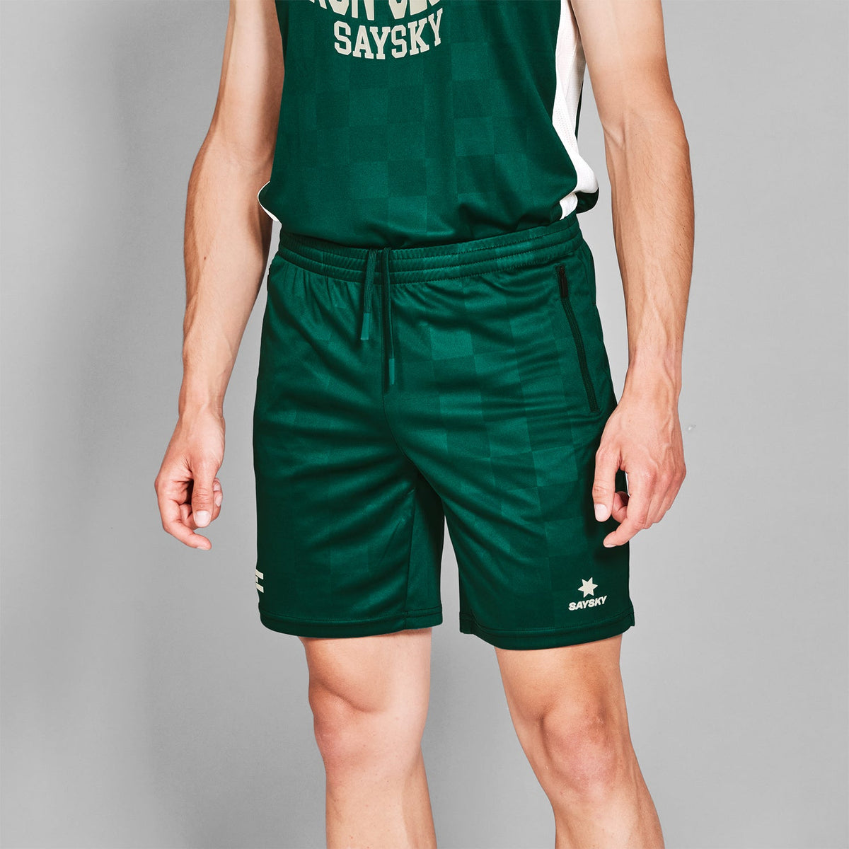 ランニングショーツ ZMRSH12c307 Earls X SAYSKY Shorts - Green [メンズ]