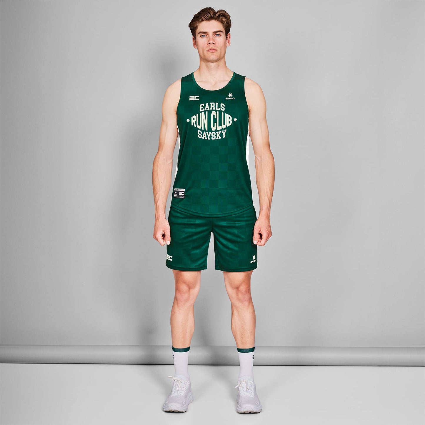 レースシングレット ZMRSI13c307 Earls X SAYSKY Singlet - Green [メンズ]