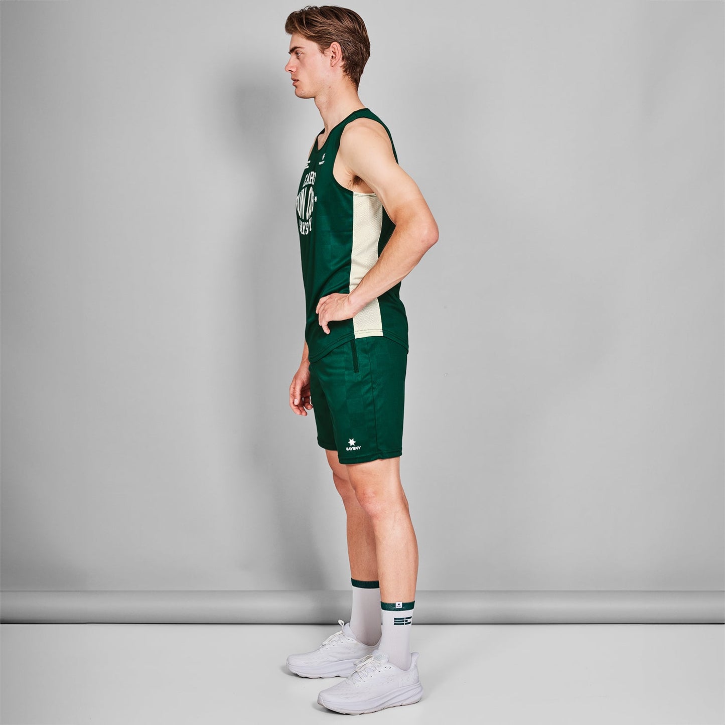 レースシングレット ZMRSI13c307 Earls X SAYSKY Singlet - Green [メンズ]