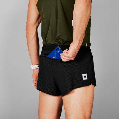 ランニングショーツ XMRSH61c901 Flow Shorts 2inch - Black [メンズ]