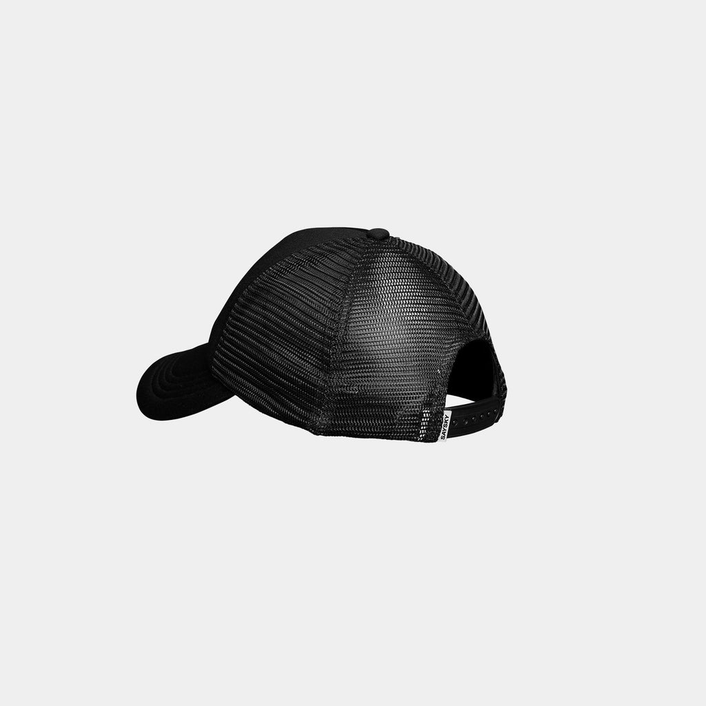 ランニングキャップ NUACA401c901 Trucker Cloud Cap - Black [ユニセックス]