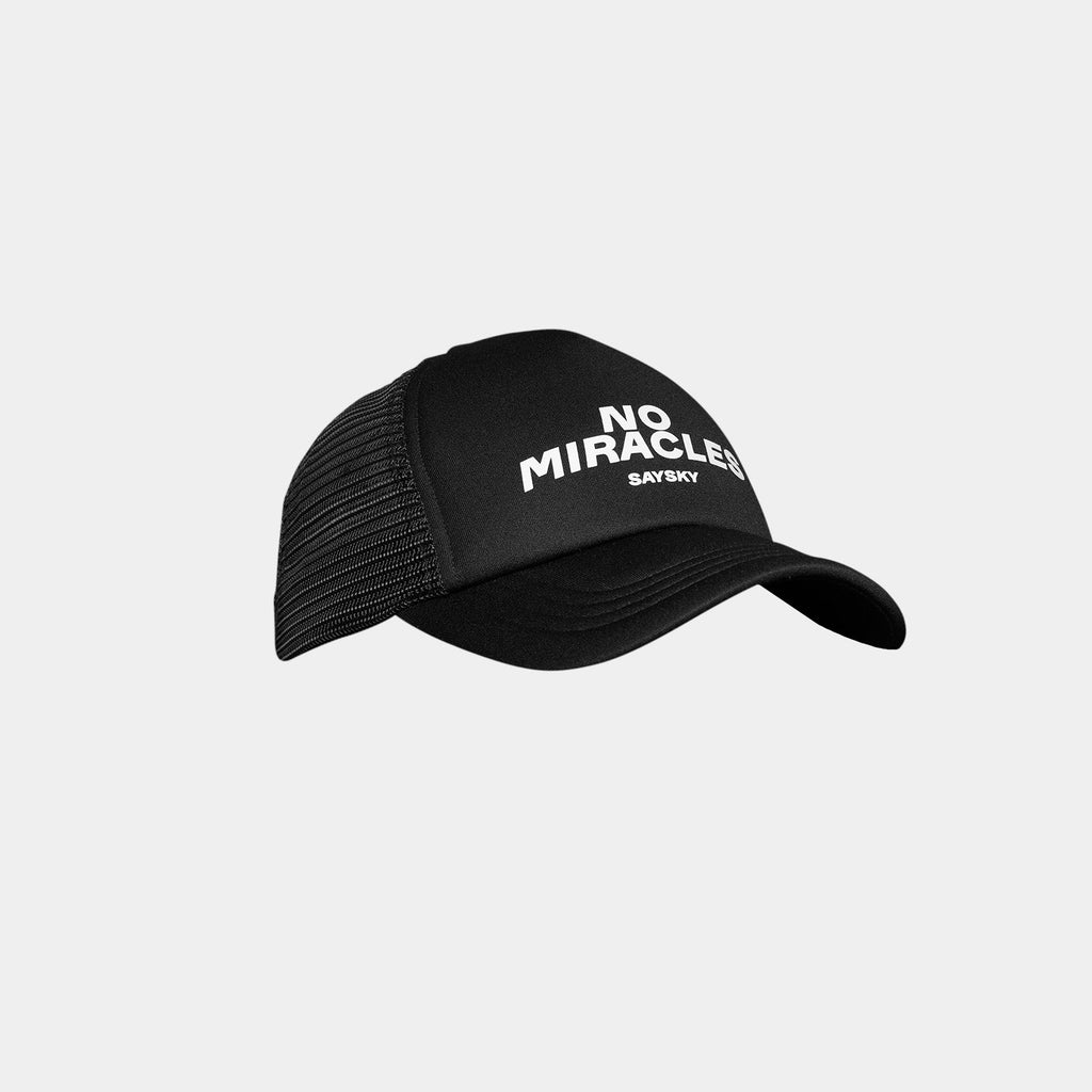 ランニングキャップ NUACA401c901 Trucker Cloud Cap - Black [ユニセックス]