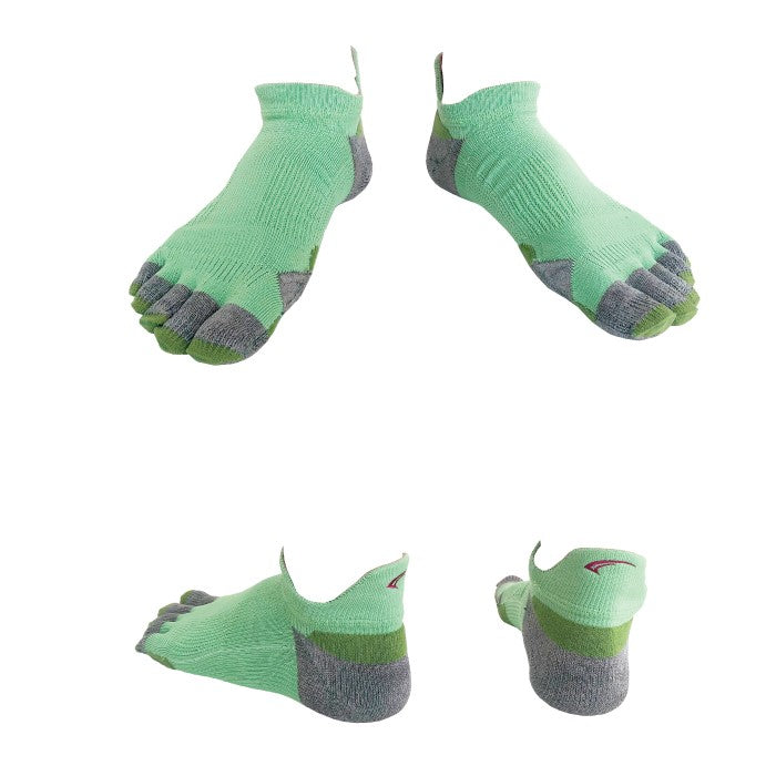 ランニングソックス（5本指） FXR043GRN ランニング用3Dソックス 5本指キティウス - Green [ユニセックス]