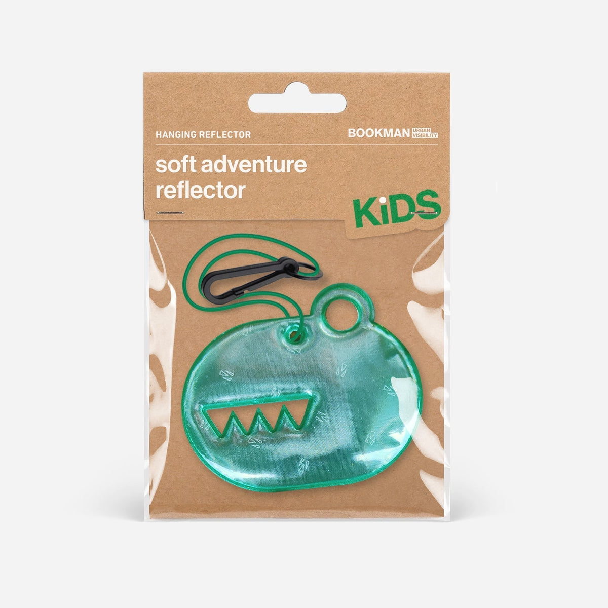 リフレクター BM-487 Hanging-reflector-adventure ハンギングリフレクター（アドベンチャー） Hanging Reflector Adventure - Dinosaur Green