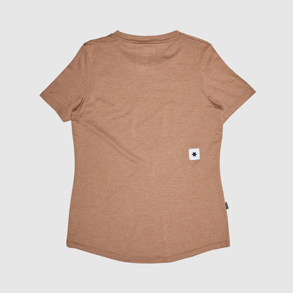 ランニングTシャツ KWRSS01c7002 Wmns Logo Pace T-shirt - Brown [レディーズ]