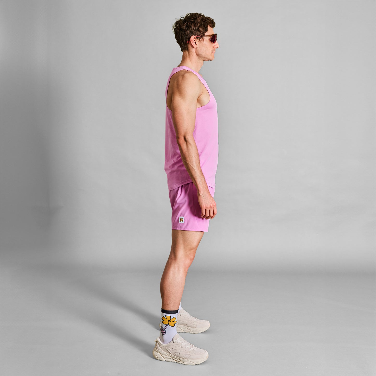 レースシングレット LMRSI05c504 Flower Combat Singlet - Pink [メンズ]