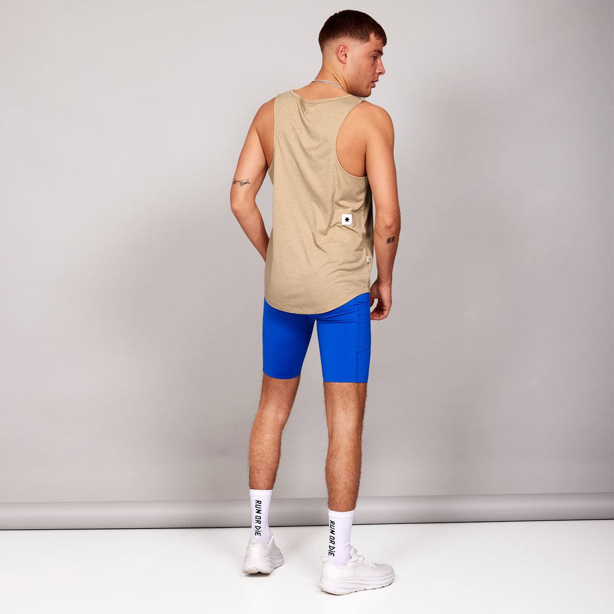 レースシングレット LMRSI30c8001 Logo Combat Singlet - Sand Beige [メンズ]