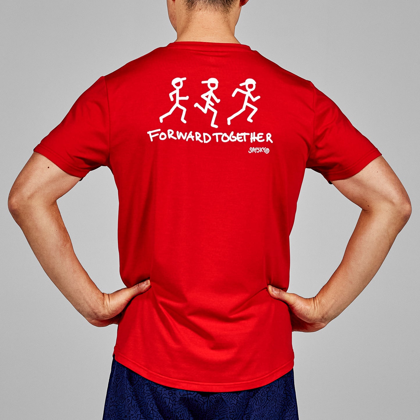 ランニングTシャツ LMRSS04c5004 Cc Pace T-shirt - Red [メンズ]