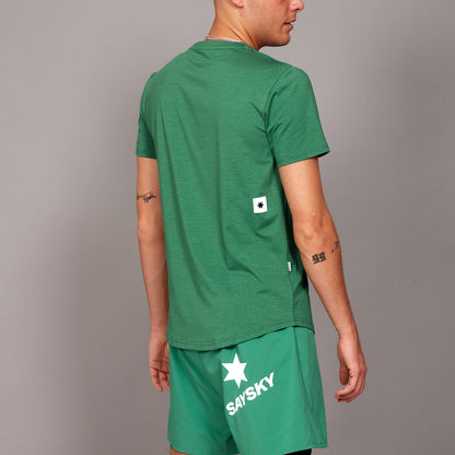 ランニングTシャツ LMRSS20c3002 Logo Pace T-shirt - Green [メンズ]