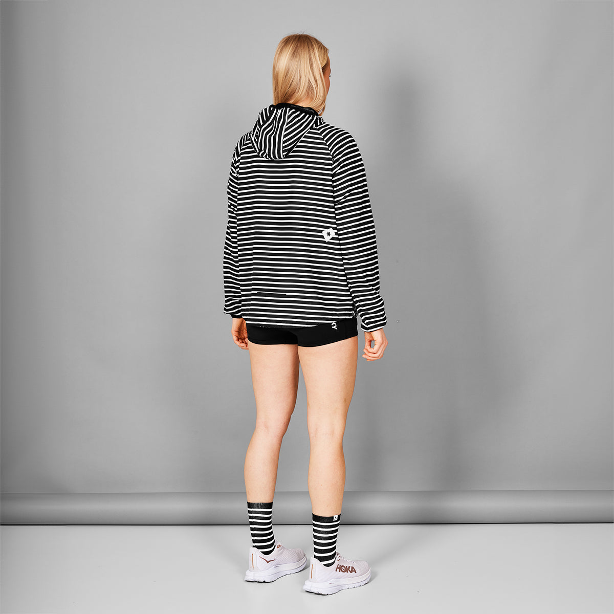 ランニングジャケット LWRJA02c003 Wmns Pace Jacket - Black/White Stripe [レディーズ]