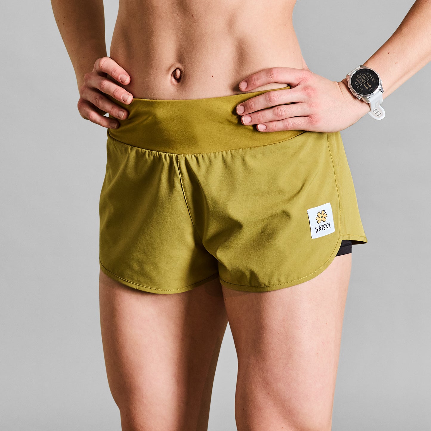 ランニングショーツ LWRSH03c405 Wmns Flower Pace Shorts 3inch - Yellow [レディーズ]