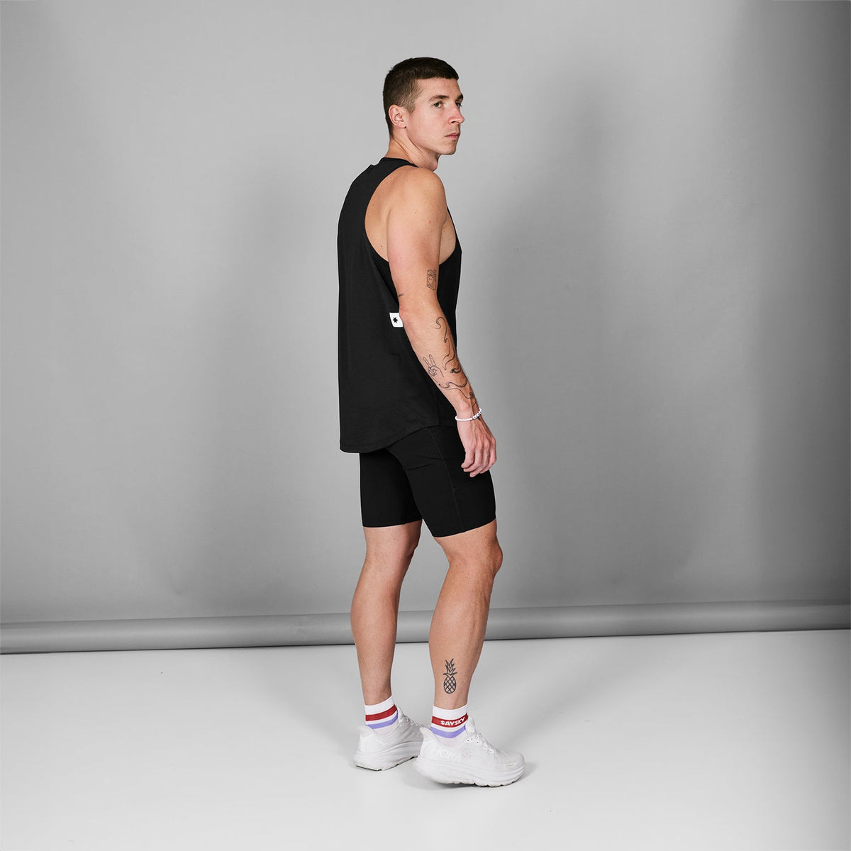 ランニングソックス MUASO403c407 Logo Combat Socks 400 - Orange [ユニセックス]