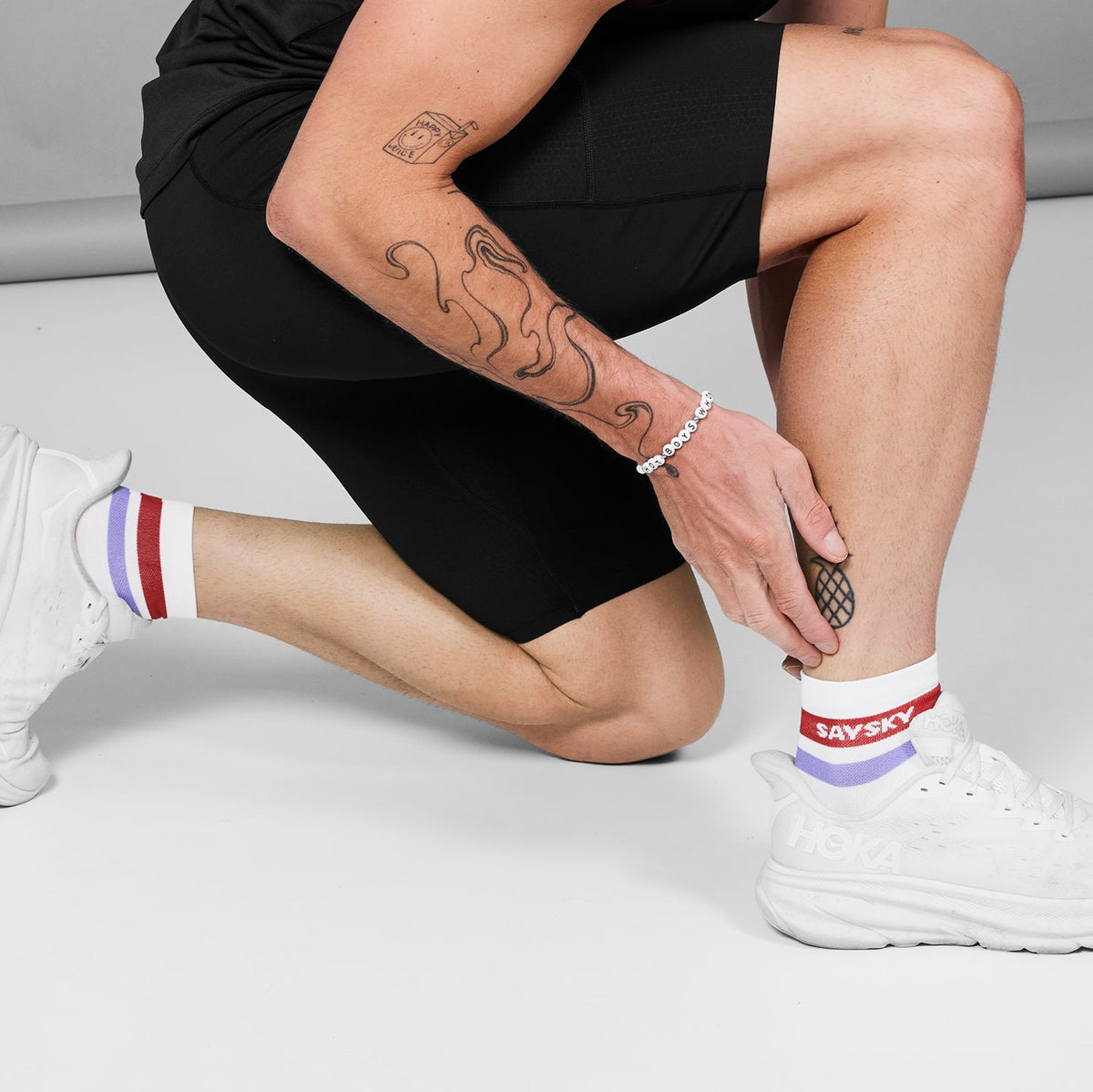 ランニングソックス MUASO403c407 Logo Combat Socks 400 - Orange [ユニセックス]