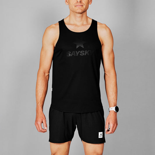 レースシングレット XMRSI61c902 Logo Flow Singlet - Black [メンズ]