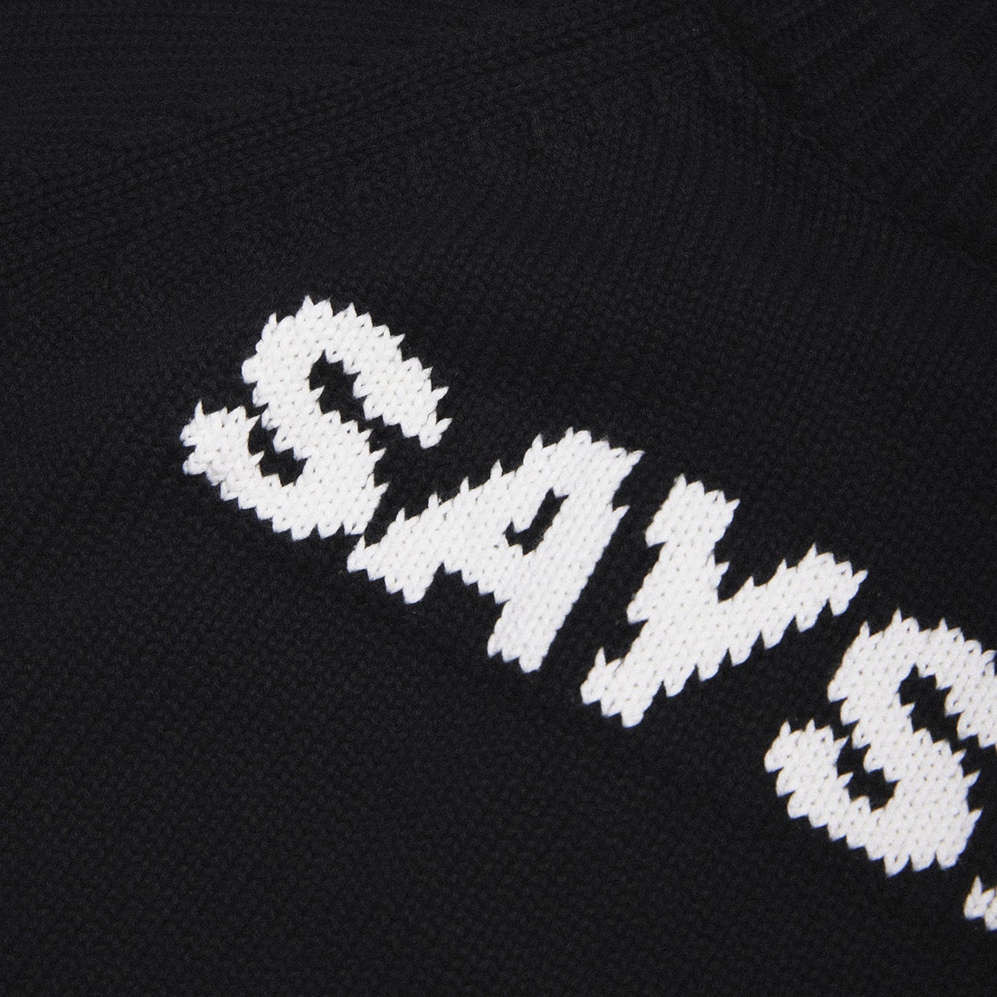 ニット LMLKW02c901 Logo Knitted Crew Neck - Black [ユニセックス]