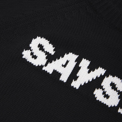 スポーツウェア LMLKW02c901 Logo Knitted Crew Neck - Black [ユニセックス]