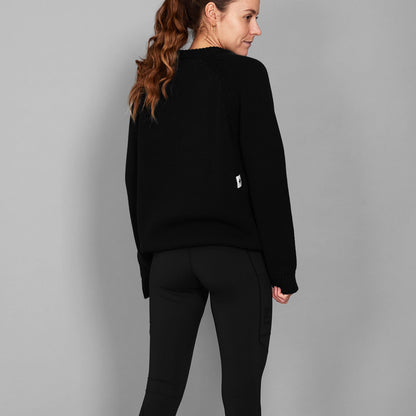 ニット LMLKW02c901 Logo Knitted Crew Neck - Black [ユニセックス]
