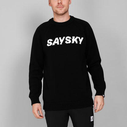 ニット LMLKW02c901 Logo Knitted Crew Neck - Black [ユニセックス]
